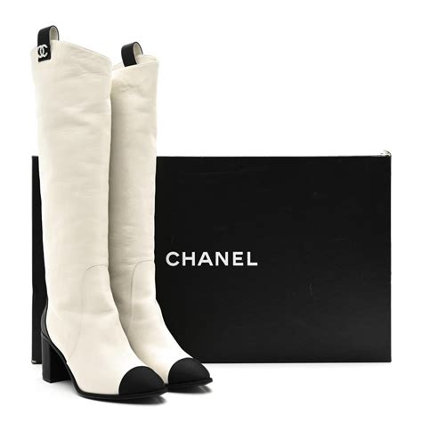 chanel boots tall